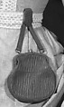 Chatelaine, Leather, metal, American